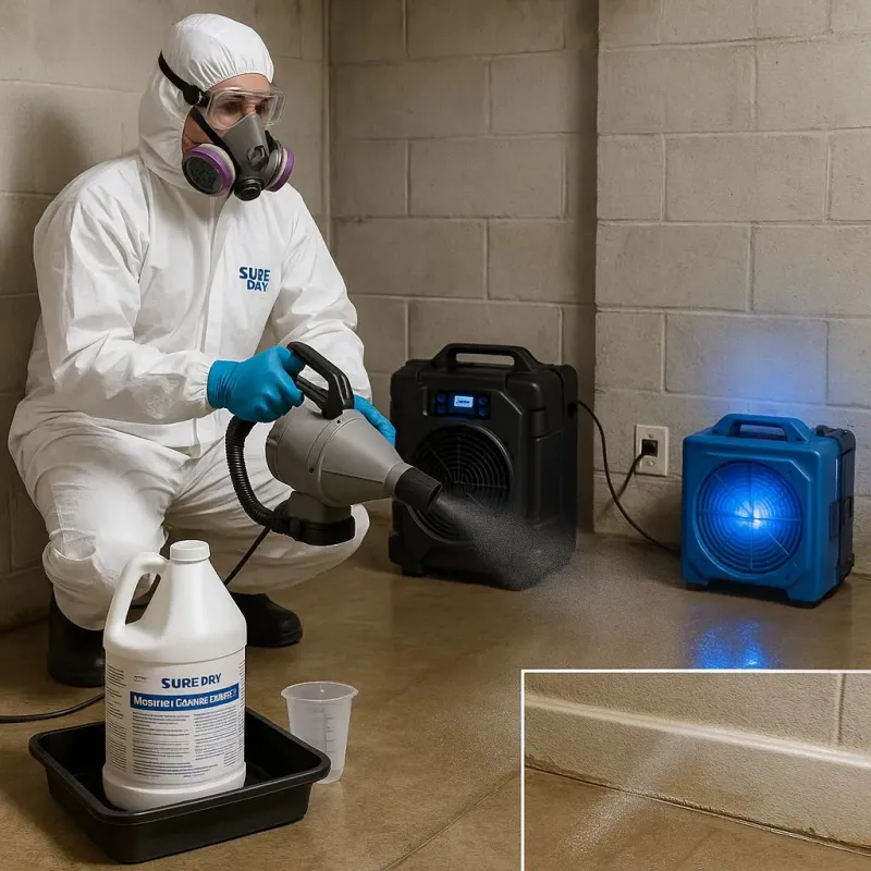 Sanitization and Odor Removal process in Riverdale, NJ